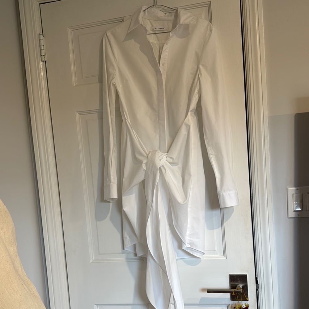 Elegant White Shirt Dress N/ Nicholas size 4